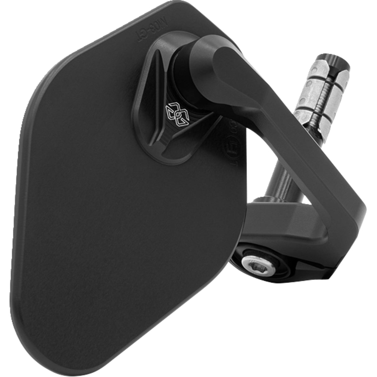 Gilles Tooling Stratos Handlebar End Mirror Stratos Side View Diamond Black Right Left Each - M03-01-BD Ducati Motorcycles 1994-2025