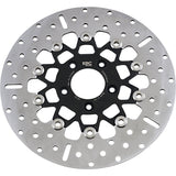 EBC 1710-3082 FSD023BLK FSD Series Stainless Steel Front Brake Rotor for Big Twins Brake Rotor - Black Carrier