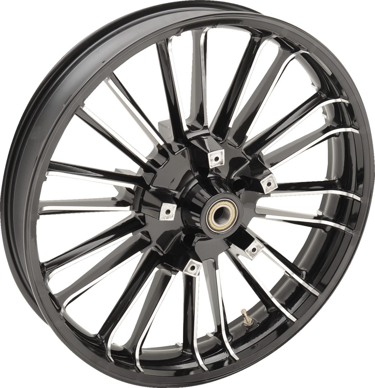 Wheel - Atlantic - Front - Dual Disc/without ABS - Black Cut - 21x3.5 - '00-'07 FL - 0201-2259