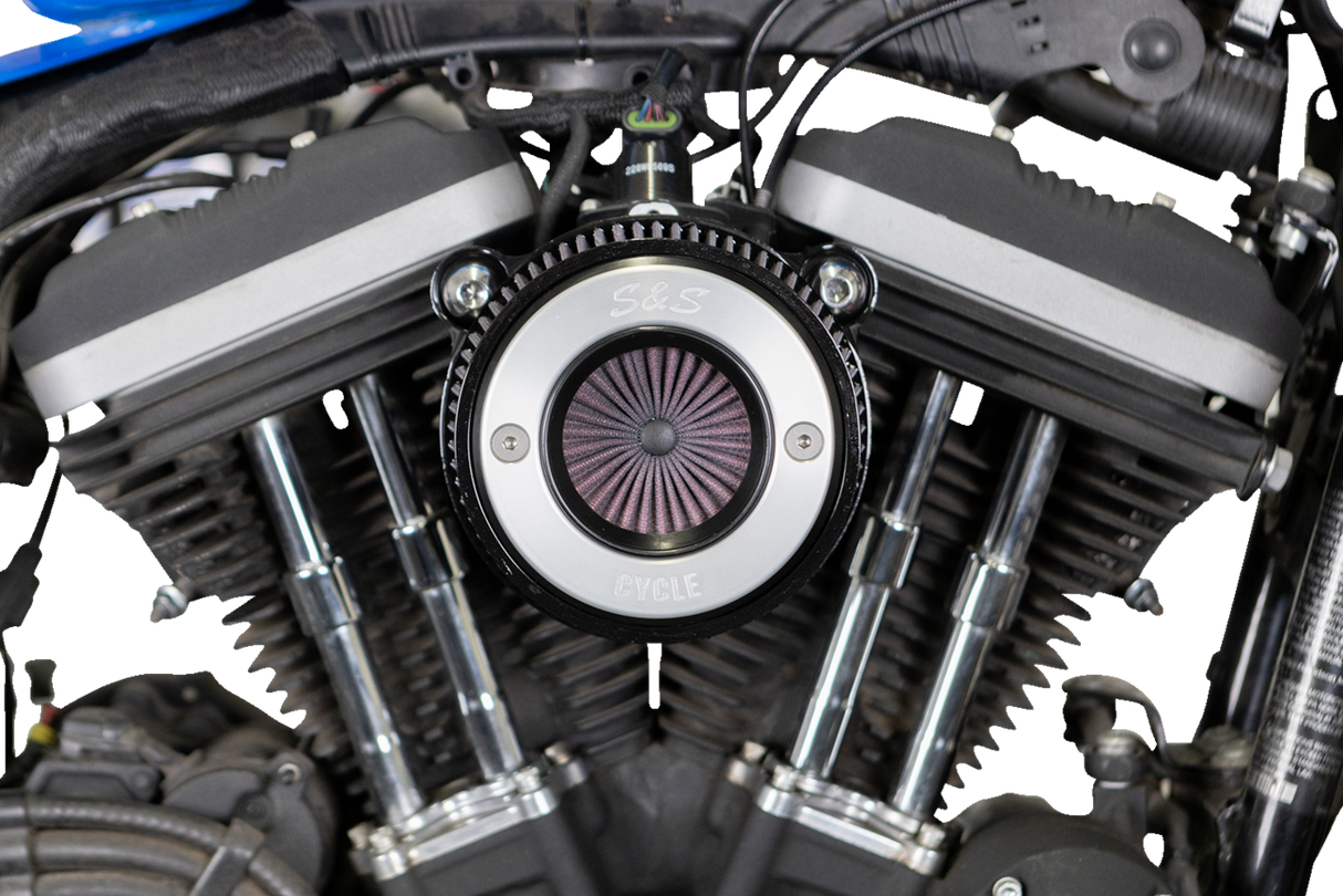 Air Stinger Stealth Air Cleaner Kit - Black Chrome Ring - 1010-2967