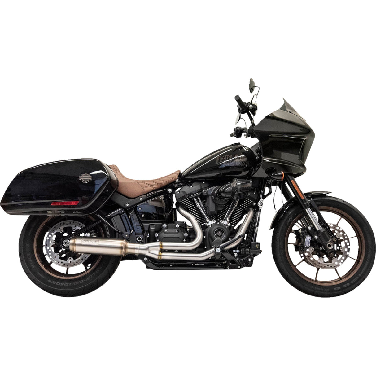 Bassani Xhaust Super Bike 2-Into-1 Exhaust System - 1S78SS For Harley Softail 2018-2025