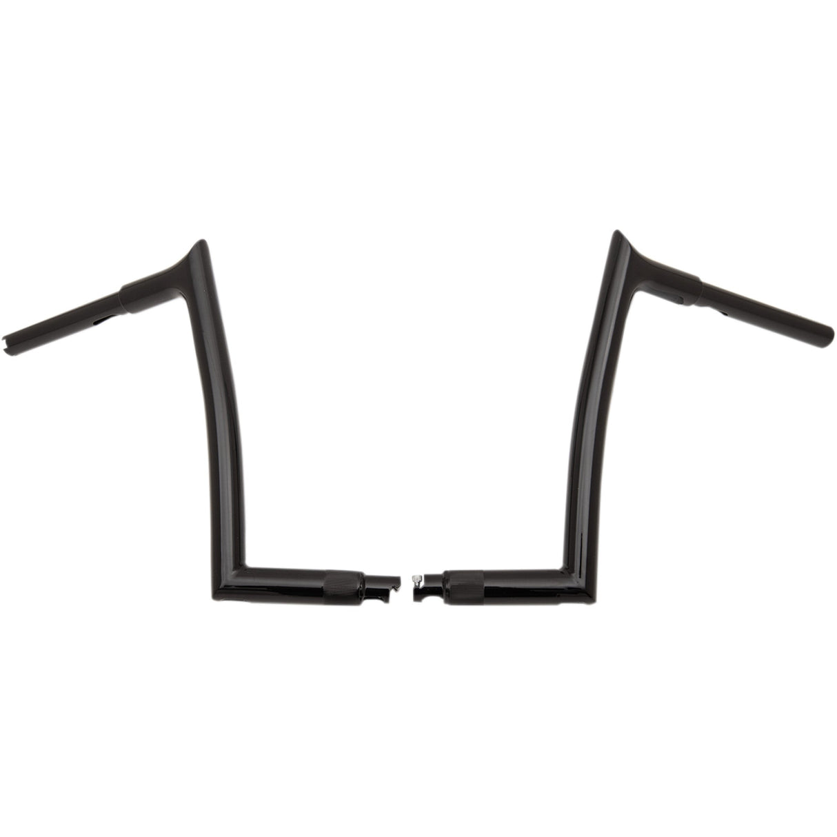 FAT Baggers INC. 1-1/4" EZ Install Pointed Top Handlebar 12" Black - 908012-B For Harley Motorcycles 2007-2025