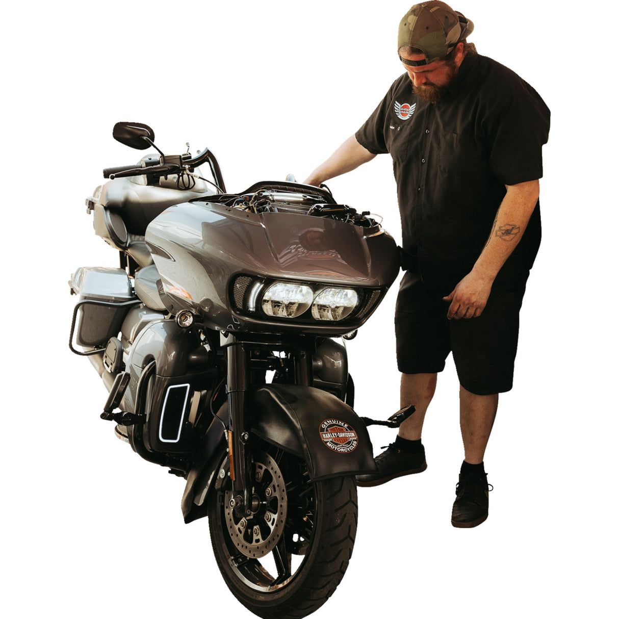 Custom Dynamics Vent Insert - CD-RG-V-AW2-B For Harley Road Glide 2015-2025