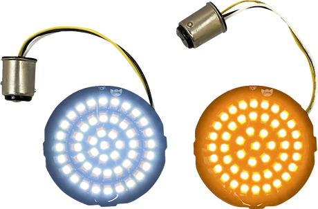 Genesis® 4 Amber/White LED Turn Signal Inserts