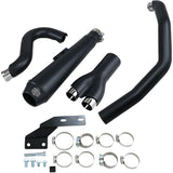 Cobra El Diablo 2-Into-1 Exhaust System - 6483B For Harley Softail 2012-2017