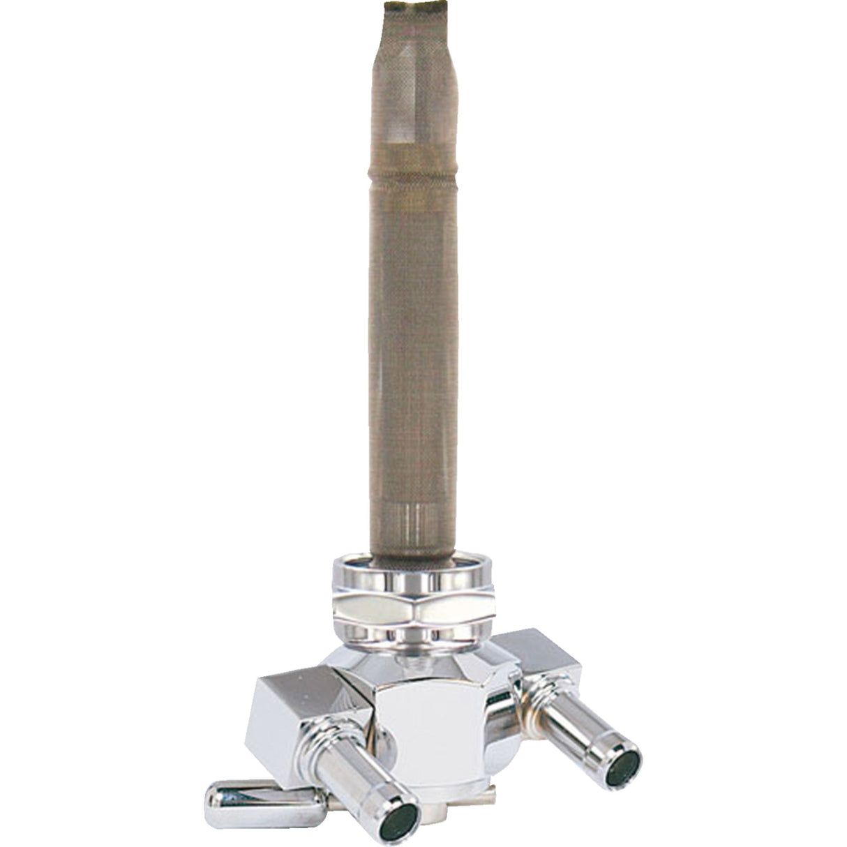 PINGEL 0705-0550 3311-D-CH Power-Flo™ Dual Outlet Reserve Fuel Valve Power Flo™ Fuel Valve - 22 mm - Hex - 90° - Chrome