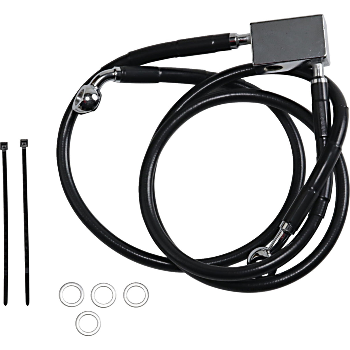 DRAG SPECIALTIES Extended Length Brake Line Kit