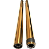 PRO-ONE Perf.mfg. Fork Tubes 39 Mm 24.25" Gold - 105020G For Harley 1982-2019