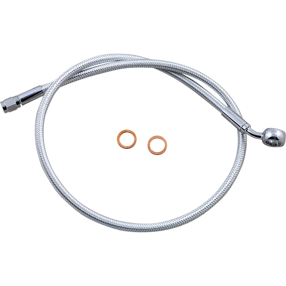 MAGNUM SHIELDING 1741-6157 AS378130 Alternate Length Upper Brake Line - 12mm-35° - 30" - Sterling Chromite II