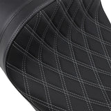 Drag Specialties Seats Low-Profile Seat - 0801-1253 For Harley Touring 2008-2023