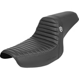 SADDLEMEN 0805-0152 SC88209T Pro Series SDC Performance Grip Seat - w/o Backrest - Tuck-n-Roll/Carbon Fiber - Gripper - FXR '86-'94