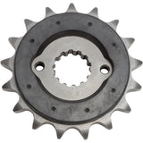 JT Sprockets Front Sprocket With Noise Dampener 17 Tooth - JTF513.17RB For Suzuki Motorcycles 1977-2008 | Kawasaki Motorcycles 1986-2003