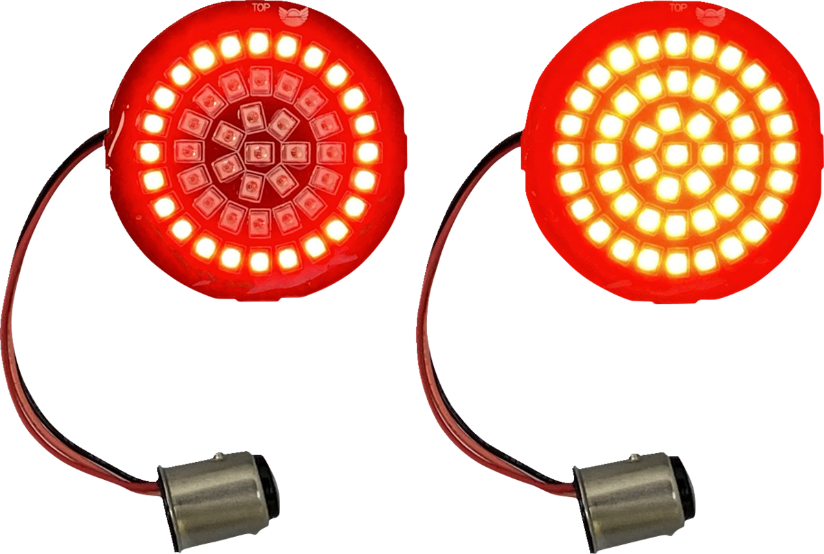 Genesis® 4 Red Ring LED Turn Signal Inserts