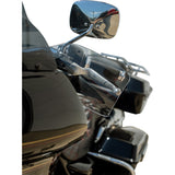 KLOCK WERKS 0635-2798 KWS-01-0121-CC Flare® Handguards harley-davidson cable clutch - clear