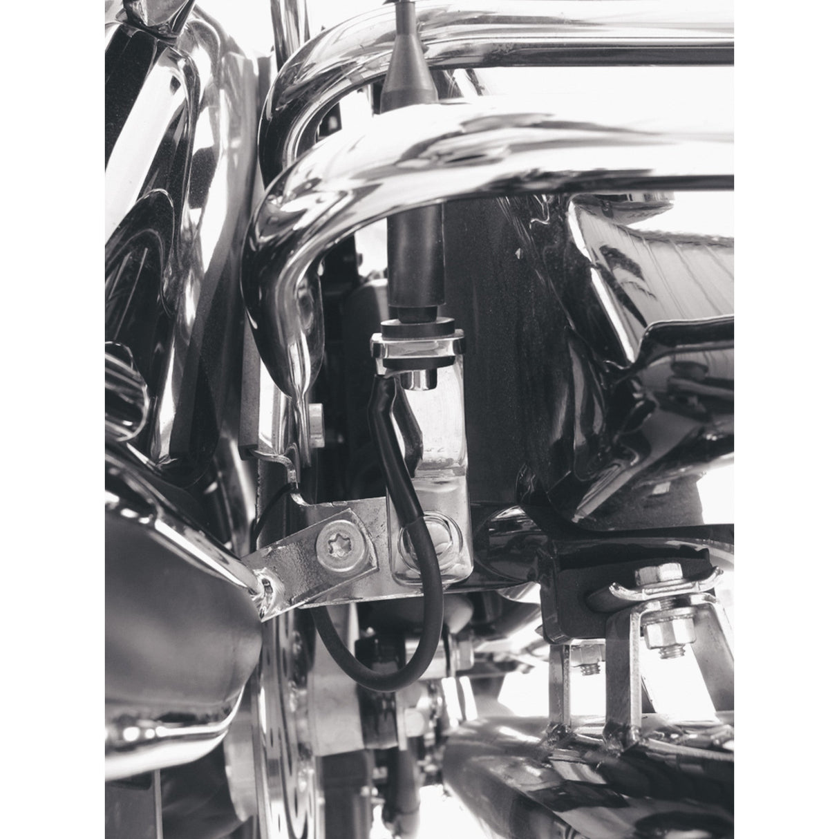 Pingel Low Mount Antenna Relocation Kit CB - 62137 For Harley Electra Glide Ultra Classic 1989-1999