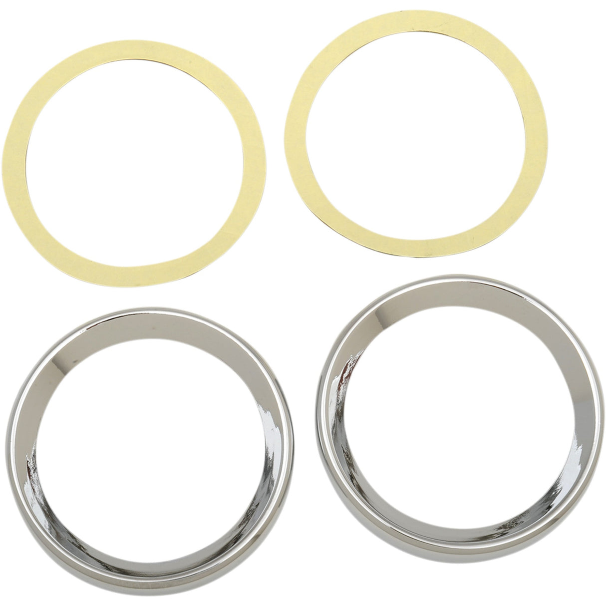 DRAG SPECIALTIES 2202-0060 Instrument Gauge Bezel chrome - 3.62" diameter
