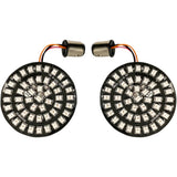 Drag Specialties LED Turn Signal Inserts Red For Harley Motorcycles 2007-2021