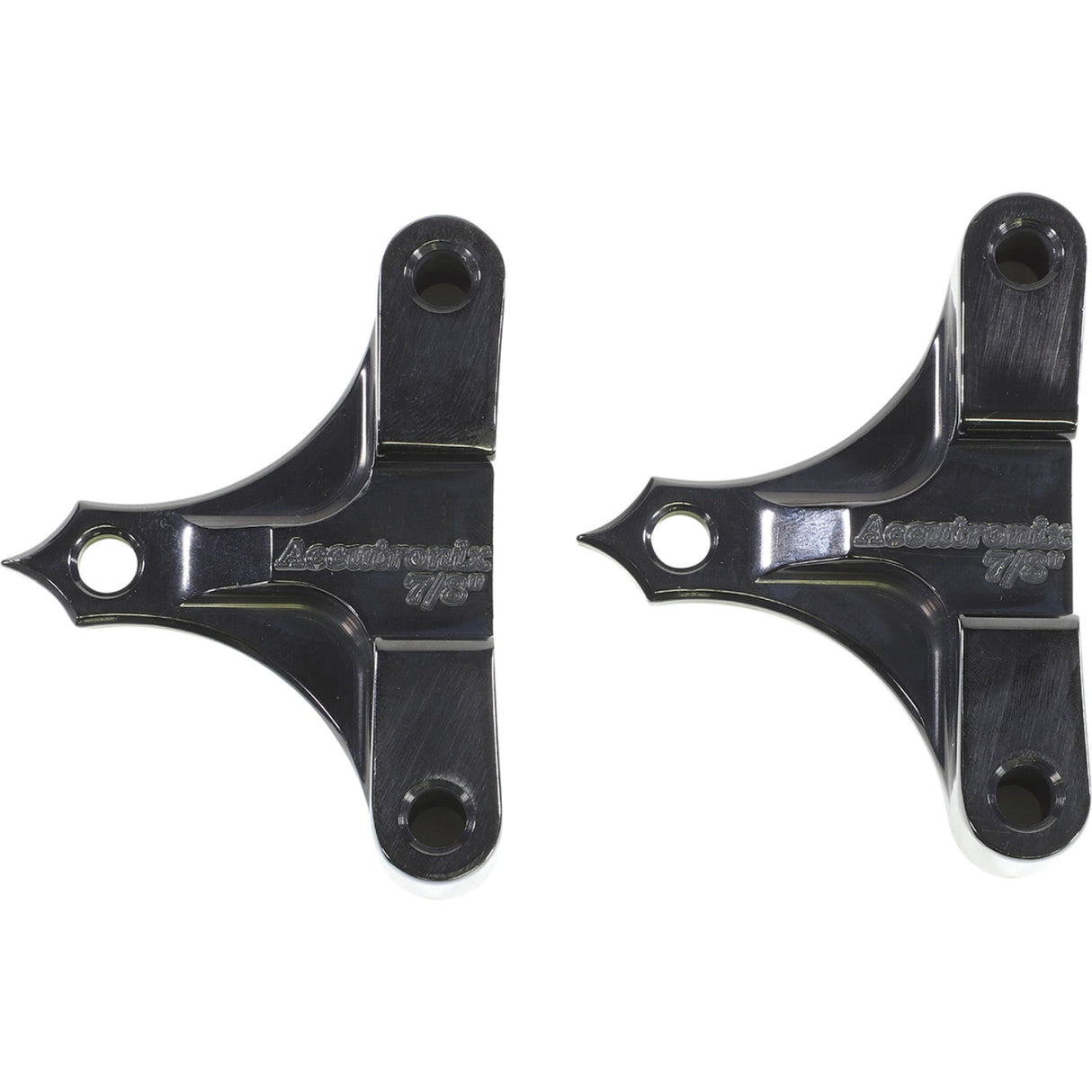 ACCUTRONIX 1410-0119 TFS49-NF7/8B Fender Spacers for Hot/Bagger Legs Hot Legs/Bagger Legs Fender Spacers - Black - 0.875" Spacer - For 5-1/2" Width Fender