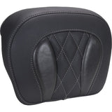 MUSTANG 0822-0642 88440GM Chopped Tour-Pak® Sissy Bar Pad Chopped Tour-Pak® Pad - Gunmetal Stitching - FLH/FLT '23-'25