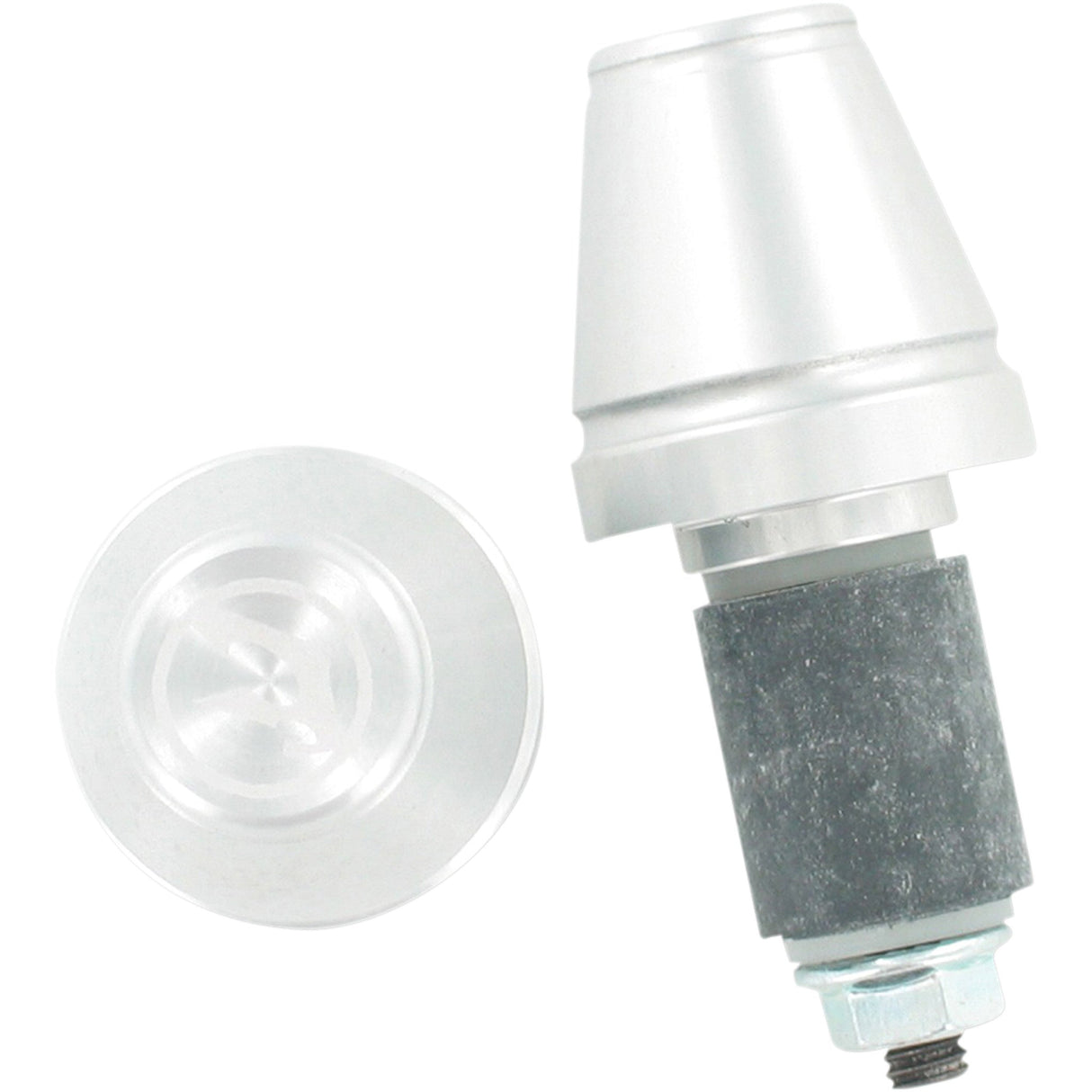 DRIVEN RACING 0634-0318 DBEW2-SL V.2 Handlebar End Weight Bar End Weight - V.2 - Silver
