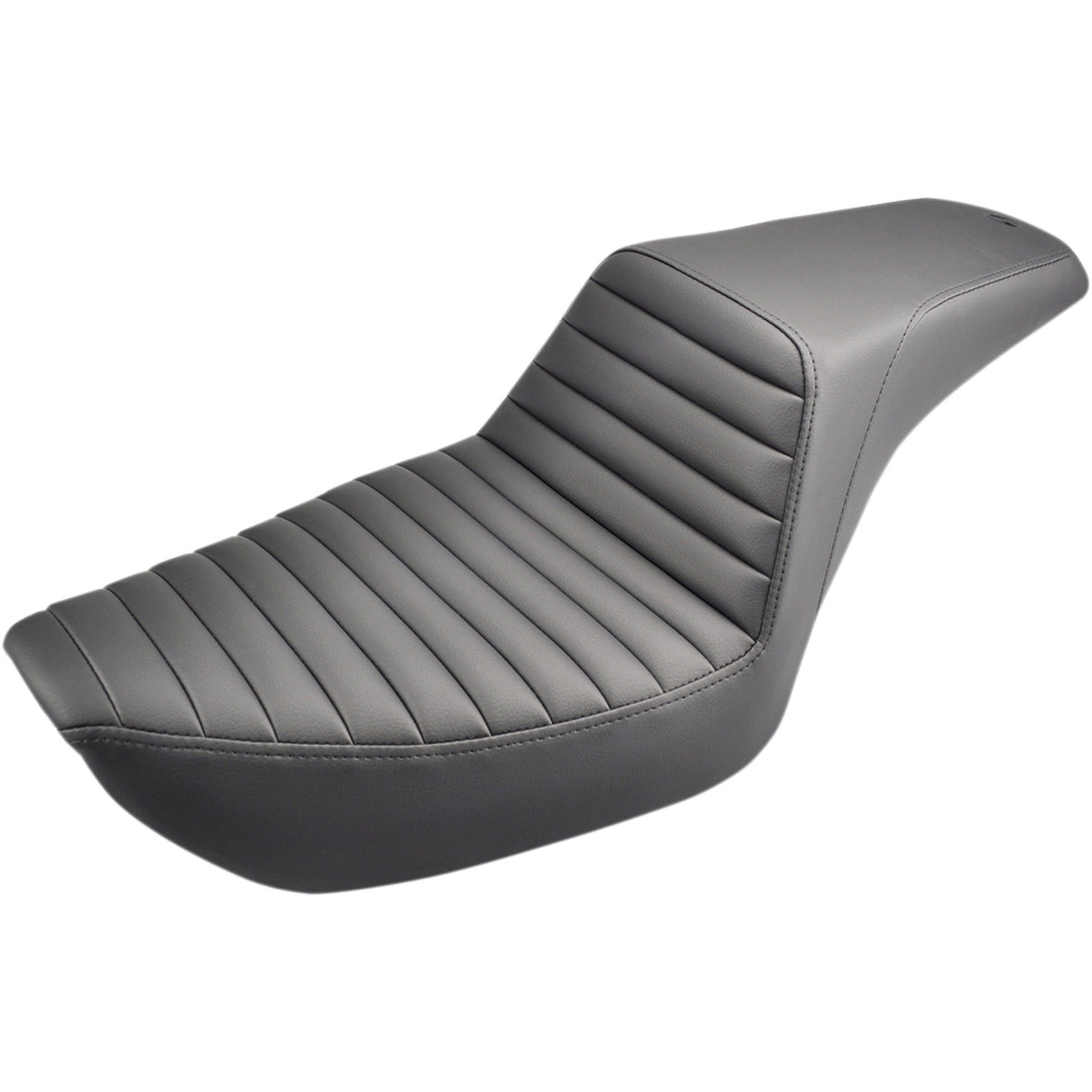 Saddlemen Step-Up Seat — Front Tuck-N-Roll Black Dyna - 896-04-171 For Harley Dyna 1996-2003