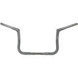 FAT Baggers INC. 1-1/4" EZ Install Flat Top Handlebar 10" Chrome - 705010 For Harley Touring 1986-2022
