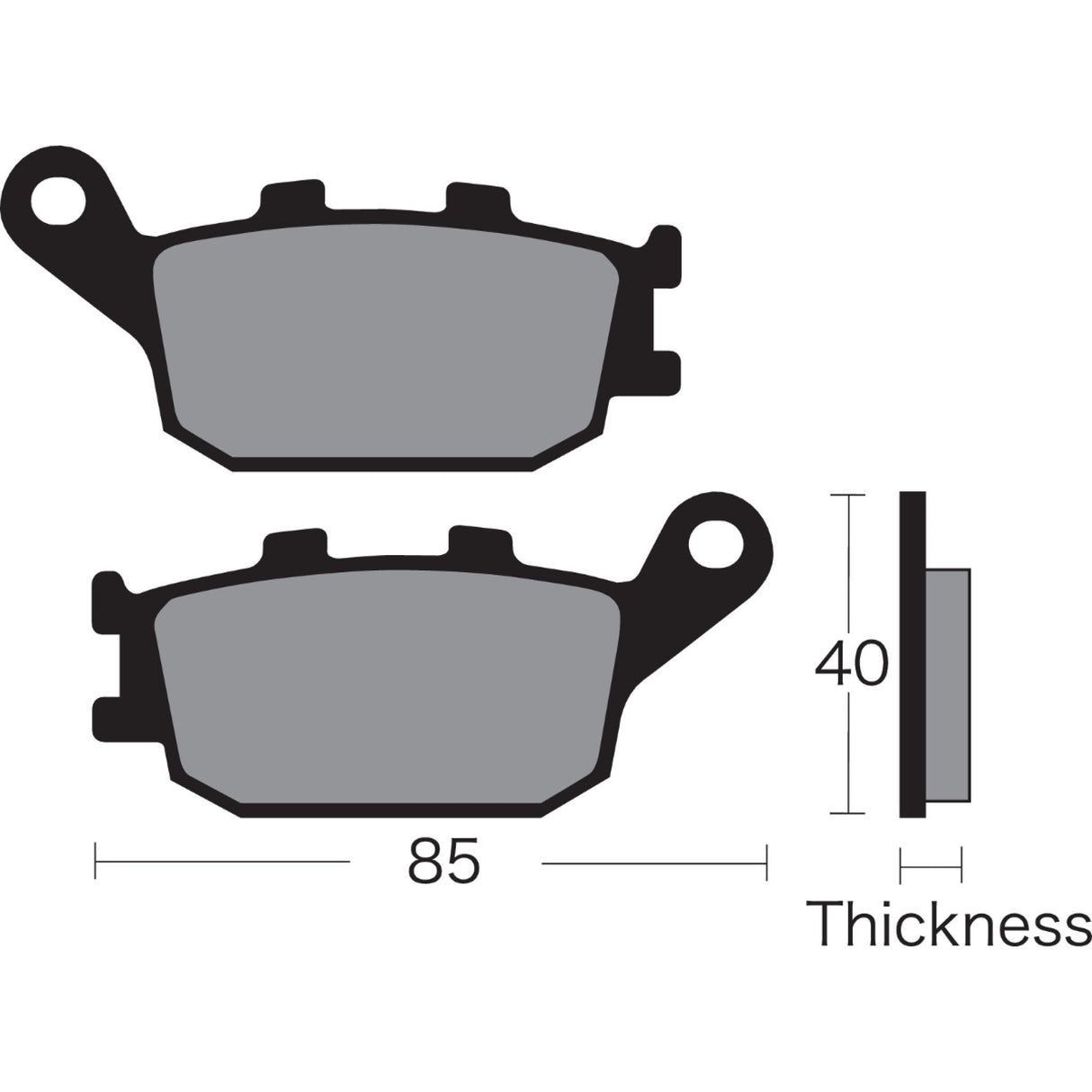 Vesrah Semi-Metallic Brake Pads For Honda Motorcycles 1991-2010 | Yamaha Motorcycles 2003-2018