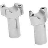 DRAG SPECIALTIES Buffalo Billet Aluminum Handlebar Riser Risers - Chrome