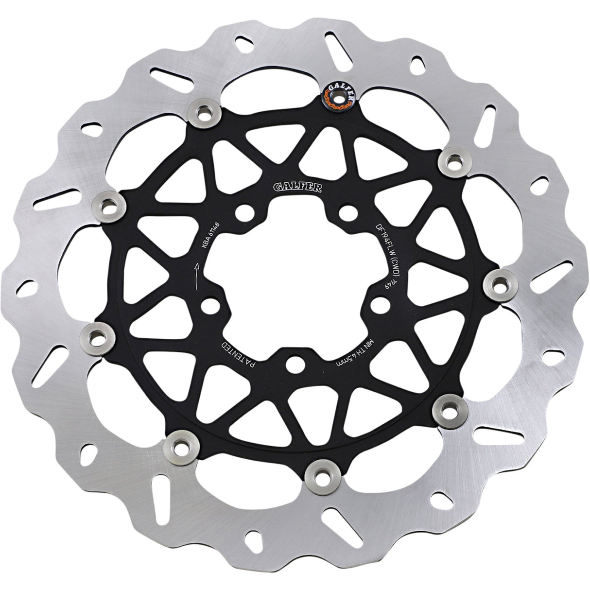 GALFER 1710-3800 DF194CWD Wave® Rotor Front Rotor