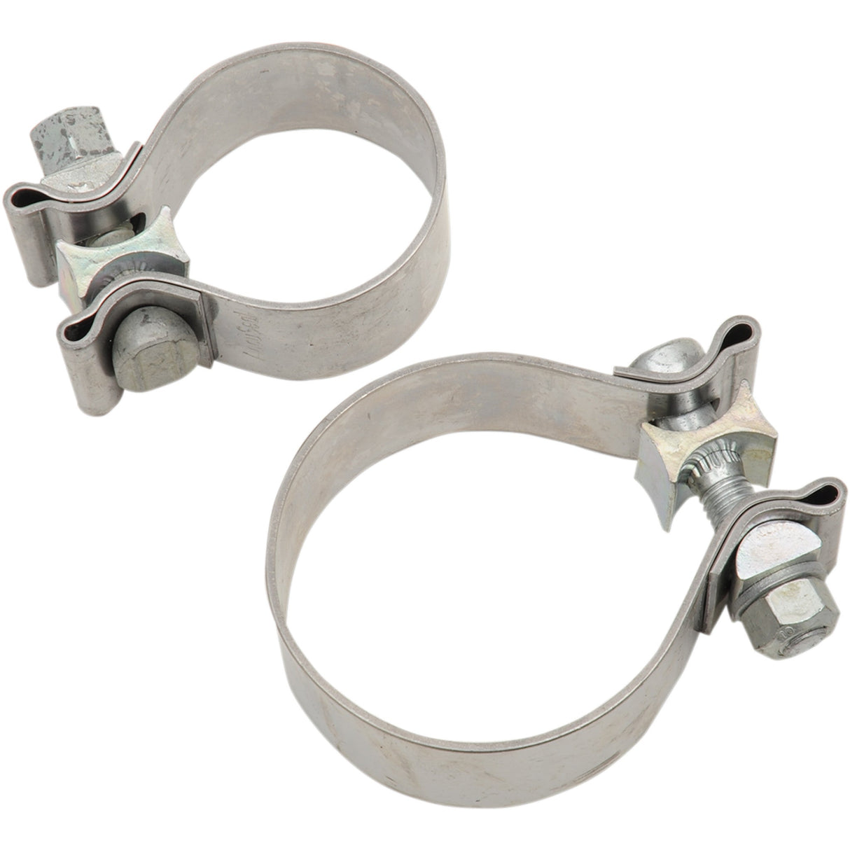 Khrome Werks Stainless Steel Muffler Clamps - 203031 For Harley Touring 2017-2019