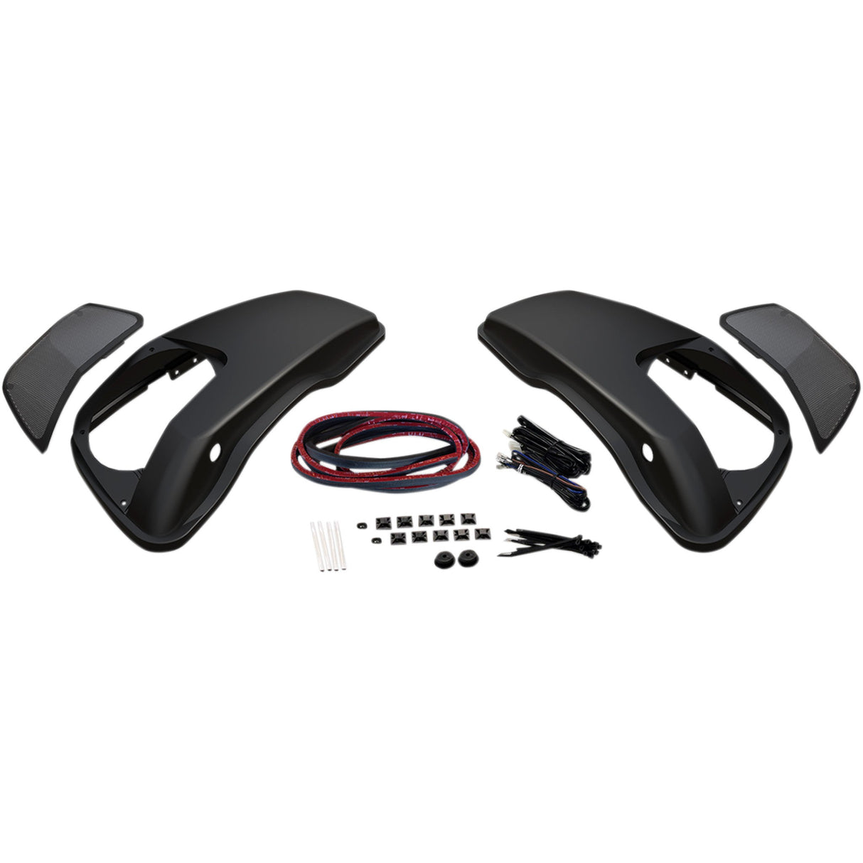 Hogtunes Saddlebag Speaker Lid Kit Without Speakers - HT LID-RM For Harley Touring 2014-2024