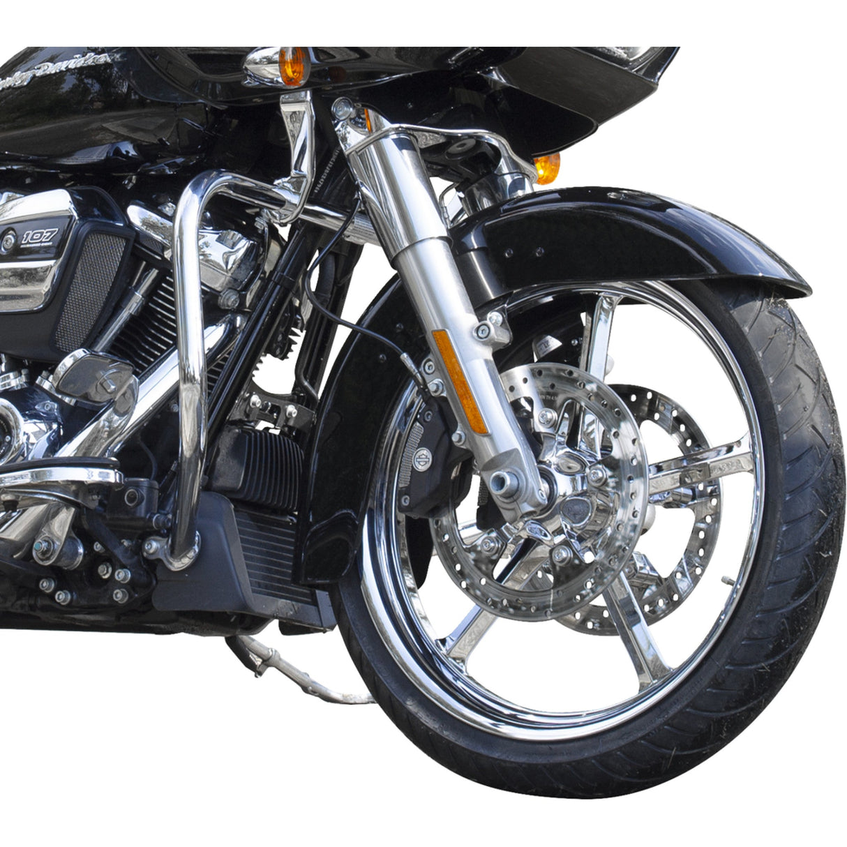 COASTAL MOTO 0201-2288 1502-ROC-213-CH Rockstar Moto Forged Aluminum Wheel Wheel - Rockstar - Front - Dual Disc/without ABS - Chrome - 21x3.25 - FL