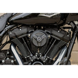 S&S CYCLE 1014-0171 170-0210 Stealth Air Cleaner Cover - Triple-Spoke - Black