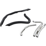 Cobra Speedster Swept 2-Into-2 Exhaust System - 6231B For Harley Touring 2017-2022