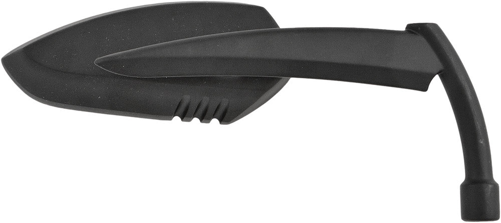 Harddrive Mirror Apache With Knife Stem Matte Black Right - 18-504R For Harley Motorcycles 1970-2018