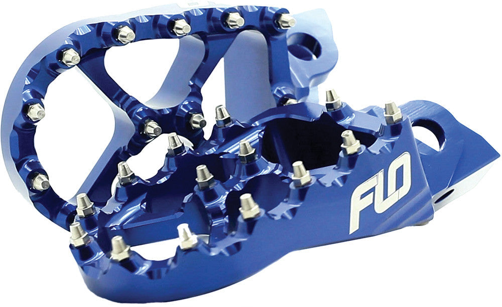 Flo Motorsports PRO Series Foot Pegs Blue KTM HUS - FPEG-795BLU For KTM Dirt Bikes 1999-2023 | Husqvarna Dirt Bikes 2014-2024