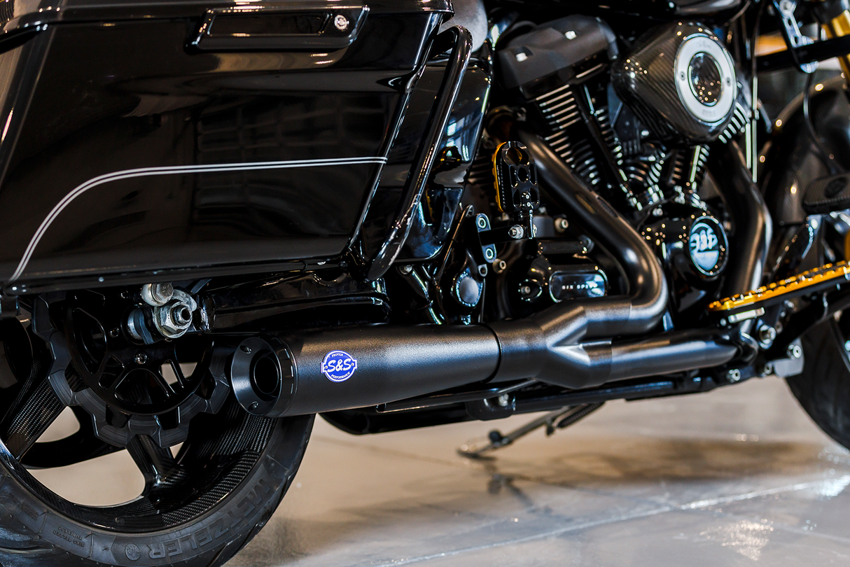 2-into-1 Diamondback Exhaust System - Guardian Black - 50-State - 1800-2544
