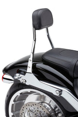 Cobra Detachable Backrest Round Chrome Flfb S Fxbr S - 602-2007 For Harley Softail 2018-2023