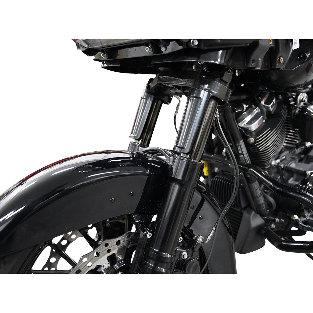 Arlen Ness Fork Tubes 49 Mm 22.875" Black - 121-001 For Harley Touring 2017-2026
