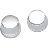 DRAG SPECIALTIES 0309-0217 Axle Caps chrome - front