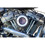 S&S Cycle Air Stinger Stealth Air Cleaner Kit Chrome Ring - 170-0714A For Harley Motorcycles 2017-2023