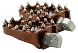 Flo Motorsports Moto Style Footpeg SET Bronze 2"X3.125" - FPEG-800BRZ