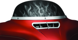 Kuryakyn 1387 Smooth Windshield Trim 14-Up Touring Chrome