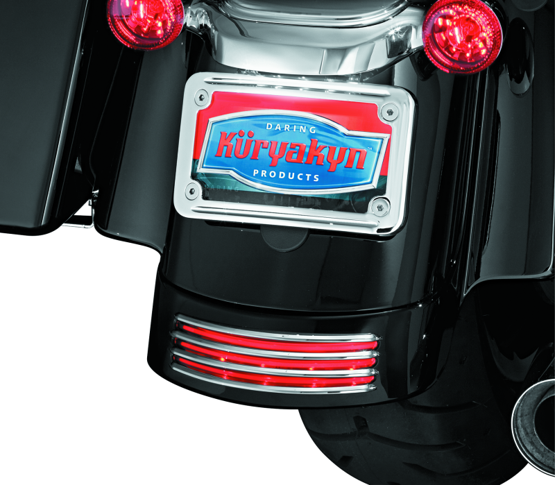 Kuryakyn Rear Fender Accents Flhx & Fltr Models Chrome - 7797 For Harley Touring 2006-2023