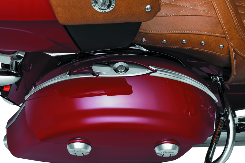 Kuryakyn Saddlebag Top Trim Indian Chrome - 5670 For Indian Chieftain / Roadmaster / Springfield / Chieftain Classic 2014-2021