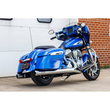 S&S Cycle 4" Broadhead Slip-On Mufflers Fishtail Chrome - 550-1077 For Indian 2014-2022