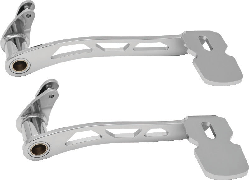 Kuryakyn Girder Extended Brake Pedal Without Fairing Lowers Chrome - 9642 For Harley Touring 2014-2021