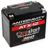 Antigravity Batteries AG-ATX12-RS Antigravity YTX12 Lithium Battery W/re-start