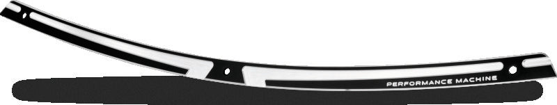 Performance Machine Windscreen Trim Scallop Contrast Cut - 0209-2016SCA-BM For Harley Touring 2014-2021
