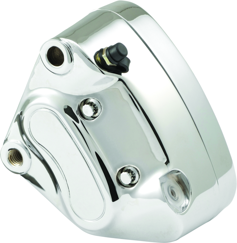 Biker's Choice Bikers Choice Front Left Chrome Caliper W Pads - 601657 For Harley Motorcycles 2000-2007